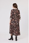 ECLIPSE DRESS - blk floral
